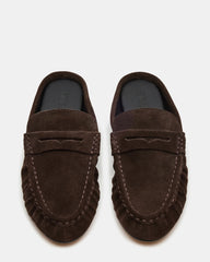 RAFE CHOCOLATE BROWN SUEDE